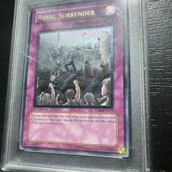 2005 Yugioh Royal Surrender TLM-EN059 Ultimate Rare 1st Edition PSA 9 - Image 3