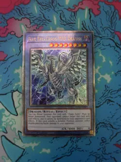 Yu-Gi-Oh! Blue-Eyes Chaos MAX Dragon Alt Art QCR RA04-EN051 - Image 1