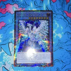 Yu-Gi-Oh! Blue-Eyes Chaos MAX Dragon Alt Art QCR RA04-EN051 - Image 4