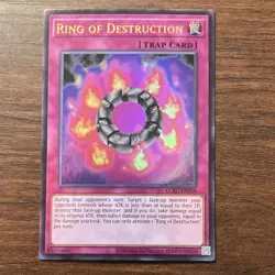 🔥Ring of Destruction LCKC-EN050 Ultra Rare YuGiOh!🔥 - Image 2