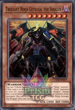 Twilight Ninja Getsuga, the Shogun OP08-EN017 Yugioh - Image 1