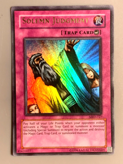 yugioh Solemn Judgment MRD-127 Unlimited Edition Ultra Rare near mint super nice - Image 3
