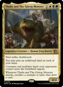 MTG Thalia and The Gitrog Monster - Promo Pack, NM-Mint, English Promo Pack: Mar - Image 1
