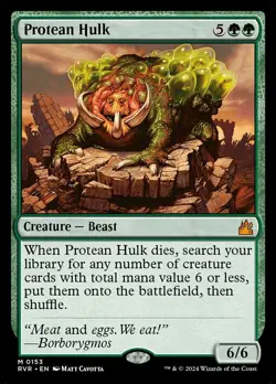 MTG Protean Hulk - Foil, NM-Mint, English Ravnica Remastered - Image 1