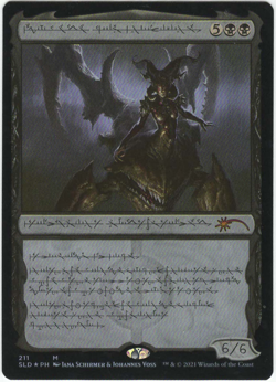 1x FOIL Phyrexian Sheoldred, Whispering One MTG Secret Lair Lightly Played - Image 1