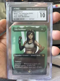 Tifa Lockhart (Borderless, Foil) - Final Fantasy - CGC Gem Mint 10 - Image 1