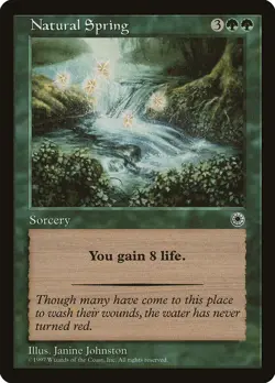 MTG Natural Spring ** Portal ** English (NM) - Image 1