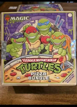 Magic the Gathering MTG Teenage Mutant Ninja Turtles Pizza Bundle Factory Sealed - Image 1