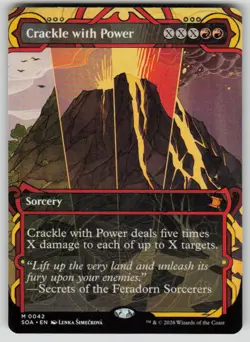 Crackle with Power Mythic Secrets of Strixhaven: Mystical Archive 42 MTG NM 2026 - Image 1