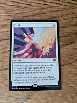 Erode Secrets of Strixhaven MTG R 0310 NM Magic the Gathering - Image 1