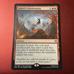 Nahiri's Lithoforming R Zendikar Rising 151 NM Mtg Regular NM - Image 1