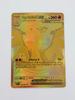 Mega Charizard X EX 130/094 Gold Hyper Rare - Phantasmal Flames Pokemon TCG - Image 1