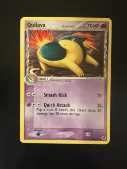 Pokemon Quilava Dragon Frontiers Card #36/101 Delta Species Ruby And Sapphire - Image 1