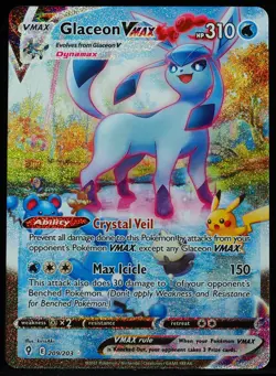 Glaceon VMAX #209 NM-M Pokemon Card - Image 4