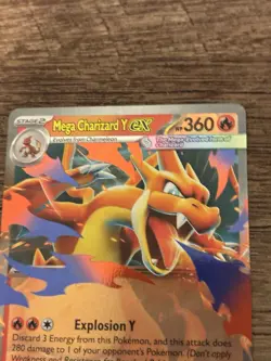 2026 Pokemon Mega Charizard Y ex 22 /217 Double Rare Ascended Heroes Holo Art 02 - Image 3