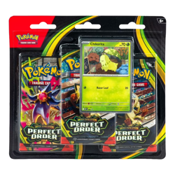 Pokemon Perfect Order 3 Pack Blisters -NEW SET Sealed 🚀 Ship Chikorita 🔥 3x - Image 1