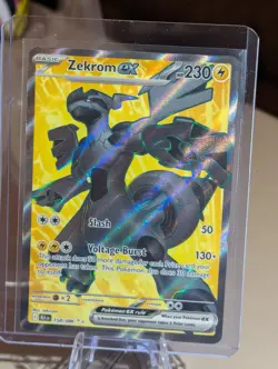 Pokemon SV: Black Bolt #158/086 Secret Rare Zekrom ex Holo - Image 1