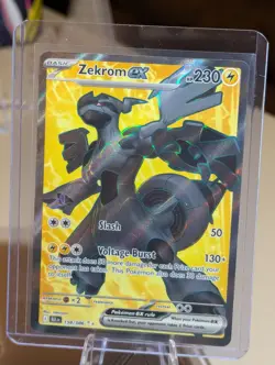 Pokemon SV: Black Bolt #158/086 Secret Rare Zekrom ex Holo - Image 2