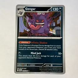 REVERSE HOLO GENGAR RARE 050/088 MINT POKEMON - Image 1