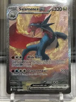 Pokemon Journey Together Salamence ex Special Illustration Rare 187/159 - Image 1