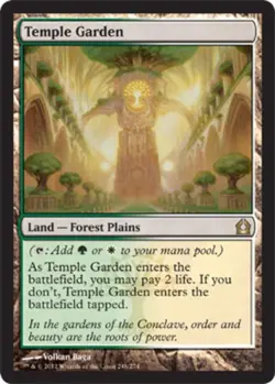MTG Temple Garden, Light Play, English Return to Ravnica - Image 1
