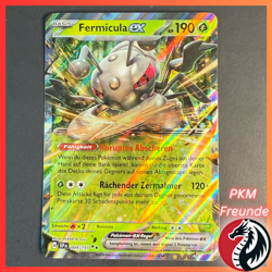 Fermicula EX 004/191 SSP ✨Double Rare 🟢NM 🇩🇪Deutsch Pokemon Sturmische Funken - Image 1