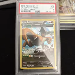 PSA 9 Dragonite #52 Holo XY Roaring Skies Pokemon 2015 - Image 1