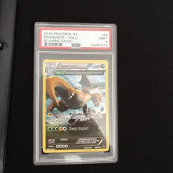 PSA 9 Dragonite #52 Holo XY Roaring Skies Pokemon 2015 - Image 2
