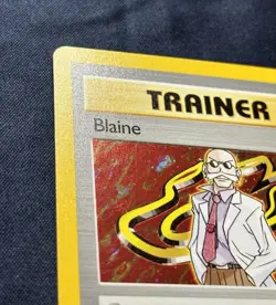 Pokemon Blaine 17/132 Gym Challenge Holo 1st Ed. - Bald And Beautiful - Image 4
