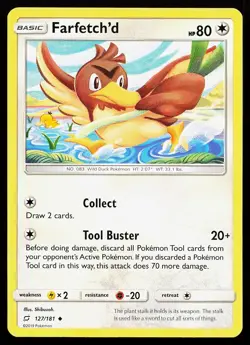Farfetch'd 127/181 Uncommon Team Up Pokemon Card - Image 1