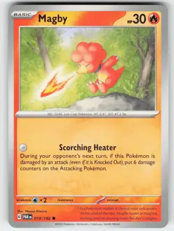 Magby 019/182 Common Paradox Rift Pokemon Near Mint - Image 1