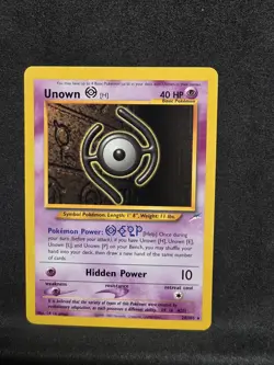 Vintage Pokemon TCG - Neo Destiny - Unown [H] 28/105 Regular: NM - Image 1
