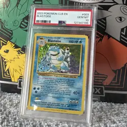 2023 Pokemon CLB en Blastoise #003 PSA 10 Gem Mint - Image 5