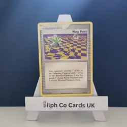 Warp Point 85/95 Team Magma vs Team Aqua Trainer Pokemon Card - Image 1