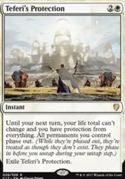 MTG Teferi's Protection, Light Play, English Commander 2017 - Image 1