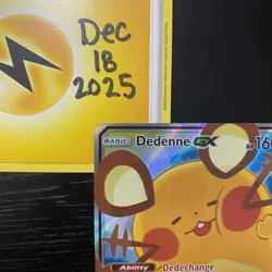 DEDENNE GX 195a/214 Alternate Full Art Promo - Pokemon TCG TRAINERS TOOLKIT - NM - Image 3