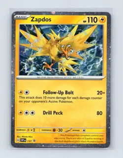 Zapdos 157 Holo Promo Scarlet & Violet Promo Pokemon Lightly Played - Image 1