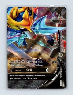 Zacian V-UNION SWSH166 Holo Promo Sword & Shield Promo Pokemon Near Mint - Image 1