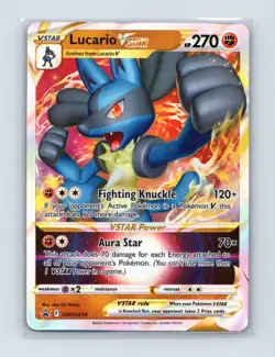 Lucario VSTAR SWSH214 Holo Promo Sword & Shield Promo Pokemon Near Mint - Image 1