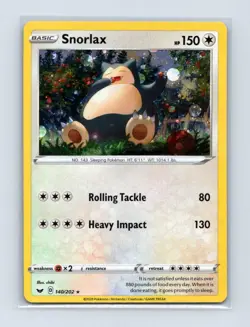 Snorlax (Cosmos Holo) 140/202 Holo Promo Blister Exclusives Pokemon Near Mint - Image 1