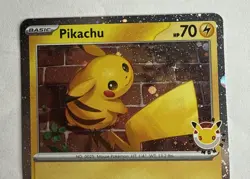 Mint Pikachu (Pokemon Day 2026) 051/162 Cosmo Holo Pokemon - Image 2