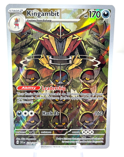 Kingambit 220/198 - SV Base Set - Illustration Rare - Pokemon - NM - Image 1