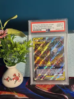 Pokemon Moltres Zapdos Articuno GX Hidden Fates Black Star Promo SM210 PSA 10 - Image 1