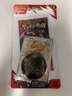 Pokemon Destined Rivals Blister Pack Eevee Promo - Image 1