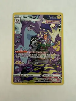 Pokemon TCG Toxtricity GG09/GG70 Crown Zenith Galarian Gallery Alt Art NM-M - Image 1