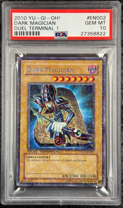 2010 YUGIOH! DARK MAGICIAN DUEL TERMINAL 1 #EN002💎PSA 10 - Image 1