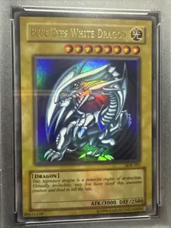 Yugioh PSA 8 Blue-Eyes White Dragon SDK-001 Starter Deck: Kaiba Unlimited - Image 3