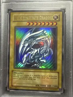 Yugioh PSA 8 Blue-Eyes White Dragon SDK-001 Starter Deck: Kaiba Unlimited - Image 4