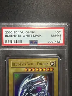 Yugioh PSA 8 Blue-Eyes White Dragon SDK-001 Starter Deck: Kaiba Unlimited - Image 5