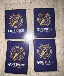 Bandai One Piece Card Game 4 Card Lot OP01 ST01 Luffy Nami Zoro Sanji Japanese - Image 2